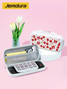 Lezhan, Compatible With Switch 2nd Generation Protective Case (2025), Red Heart Cherry Protective Shell, Compatible With Switch 2/Switch NS/Switch OLED/Lite, Compatible With Switch Game Console Accessories, Full Set, Storage Bag, Dock Shell With Card Slot, Best Gift Compatible With Switch Players - Multicolor - View 2