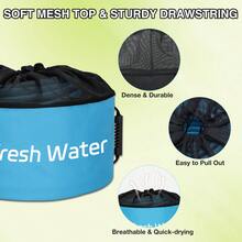 Nilight 4 Pack RV Hose Storage Bag, Waterproof Utility Bag With Drawstring Mesh Top RV Storage And Organization Bags Container For Sewer, Fresh Water Hoses Electrical Cords Camper Tools Accessories - A - View 5