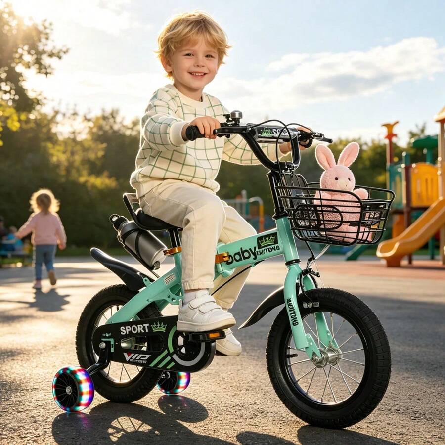 Kids Bikes - Green - View 1
