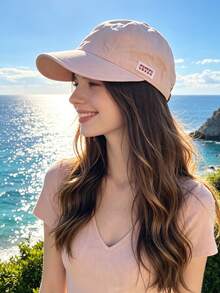 1pc Bucket Hat With Striped Duck Bill Texture Design, Wide Brim Breathable, Versatile Sun Protection, Fashionable Minimalist Compact, Suitable For Daily Commute, Outdoor Photography And Travel Wear, Hat, Women's Hat, Beach Hat, Beach Accessory, Beach, Travel Essential, Sun Hat - Multicolor - View 4