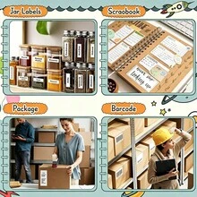 5/10/20 Rolls White Self-Adhesive Paper, Suitable For Portable High-Definition Photo Printer, Can Print Study Notes, Work, Photos, Images And Memos, Mini Printing Paper, 57mm, School Supplies, Back To School Season - Multicolor - View 7