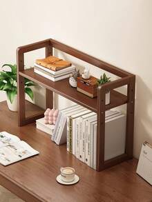 1-Piece, 3-Tier Height-Adjustable Shelving Unit Modern Minimalist Design, Sturdy And Durable Construction Space-Saving Storage Solution For Kitchens, Cups, Offices, Books, Or Dorm Plant Displays Standing Upright For Practicality And Aesthetic Appeal - Multicolor - View 10