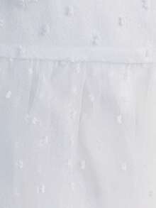Baby Girls Little Dress, White Baptism Gown Suitable For Party, Wedding, Birthday, Celebration, Formal Occasions, All Seasons - White - View 8