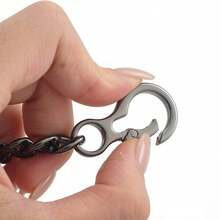 Double Spring Clasp Key Chain Extender, Metal Keychain Extension For Keys Bag Charms Men's Keychain - Multicolor - View 4