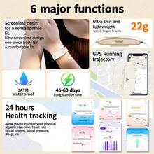 LIGE Fashion Smart Band Terbaru, Desain Tanpa Layar, Tahan Air, Berbagai Mode Olahraga, Pelacakan Aktivitas, Pemantauan Tidur - View 8