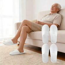 Disposable Slippers 5/10/20 Pairs Closed-Toe Bathroom Slippers Suitable For Home, Guests, Hotel Wear, Affordable Price SP - A - View 6
