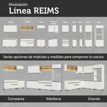 Madesa Reims 300cm BB 01 Complete Modular Kitchen - White - View 10
