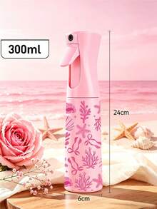 Shell Pattern Transparent PET Refillable Travel Spray Bottle - Multi-Functional Fine Mist Spray Bottle For Travel, Can Be Used As Makeup Remover Dispenser, Reusable Hair Spray Bottle And Continuous Sprayer, Suitable For Hair Styling, Cleaning And Facial Moisturizing - Multicolor - View 7
