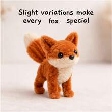 Fox Pipe Cleaner DIY Craft Kit, DIY Cleaning Tube Set, Plush Fox Decorative Ornament, Animal Desktop Decoration, Animal Handmade Craft, Creative Handmade Set, Suitable For Holiday Decoration, Furniture Decoration, Holiday Gift, Creative Handmade Project, Educational Supplies - Not A Finished Product - Multicolor - View 6