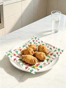 Christmas Kitchen Paper Towels - Cleaning Towels Xmas Kitchen Tissue Highly Absorbent Hand Towels For Holiday Kitchen Business Resturant - Christmas - View 4