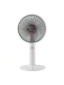 1件可充電便攜式3段調速大尺寸桌面風扇,附底座,迷你USB供電風扇 - 彩色 - 查看 15