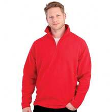 Result Mens Core Micron Anti-Pill Fleece Top - Red - View 3