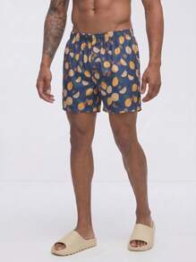 4 paquetes de bóxers cómodos con estampados de colores para hombres - Multicolor - Ver 3