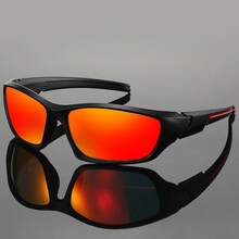 Men Sport Polarized Fashion Glasses Blue Mirror Lens Lightweight TR Frame Windproof Shades For Cycling Fishing Driving Outdoor Sports Eyewear - Multicolor - View 10