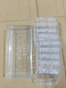 10 piezas/Caja de almacenamiento de cajones de cosméticos transparente, adecuada para tocador, equipada con 5 tamaños diferentes de cajas de almacenamiento de cajones de plástico transparente, estante de exhibición de cosméticos, contenedor de almacenamiento clasificado, adecuado para colocar en tocador, escritorio, baño, cocina y espacio de almacenamiento de oficina. Decoración interior, decoración del hogar, decoración del dormitorio - transparente - Ver 10
