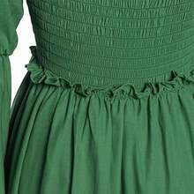 Nuevo vestido de corte medieval, estilo retro, vestido largo para actuaciones en escenarios europeos y americanos. - Verde - Ver 14