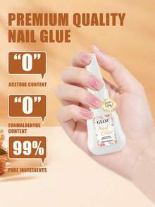 GLOZ 15ML 1pc/2pcs/3pcs/4pcs/5pcs/6pcs Nail Glue, Super Strong Fast Drying Long Lasting, Easy To Apply, Suitable For Acrylic Nails And Nail Tips, Quick Nail Repair, Nail Care And Strengthening, No UV Light Required - 15ml - View 6
