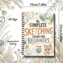 Comprehensive Sketching Guide For Beginners - 22-Page Complete Drawing Guide, Suitable For Beginners, Beautiful Illustrations And Instructions, Multiple Options Available (Pencils Not Included) - Single Piece - View 10