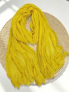 1pc Women's Long Lightweight Ombre Scarf, Fashionable Casual Suitable For Daily Matching, Commuting, Beach, Vacation Or Sun Protection - Multicolor - View 16