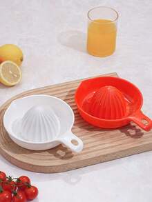 1pc Plastic Mini Manual Juicer, Home Use Juice Extractor, Fruit Separator Tool, Simple Compact Portable Squeezer - Multicolor - View 3
