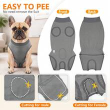 Dog Recovery Suit Soft Stretch Surgical Anti Licking Pet Recovery Shirt For Medium Large Dogs - Multicolor - View 7