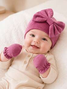 3pcs Newborn Bow Decor Set - 3Sets - View 4