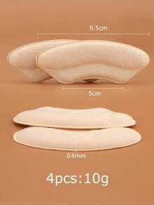 2/4 PCS Bantalan Tumit Perekat Diri, Sisipan Sepatu Anti Gesekan dan Anti Lecet, Sol Dalam Tebal Lembut yang Dapat Disesuaikan Ukurannya, Perawatan Kaki Sehari-hari Serbaguna, Gaya Fesyen Minimalis dan Praktis - MultiWarna - View 4