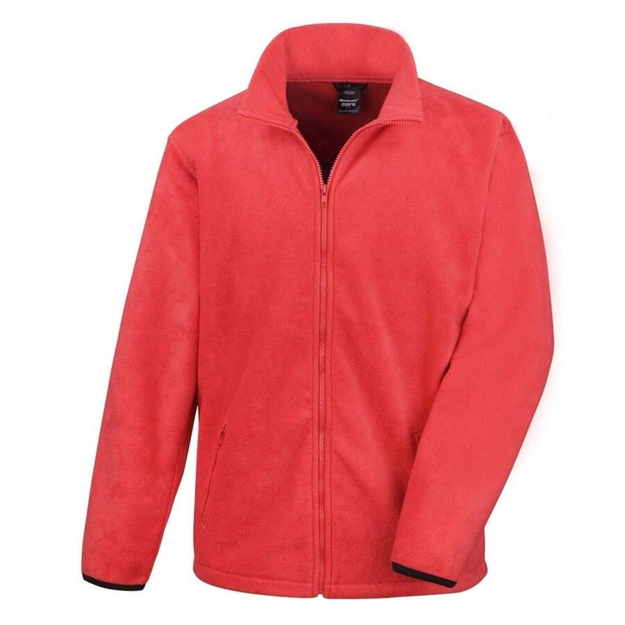 Result Mens Core Fashion Fit Outdoor Fleece Jacket - Flame Red - View 1