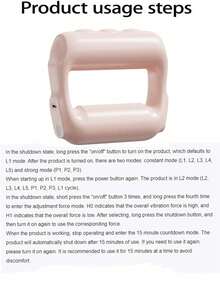 AXH Fat Burning Massager, Vibration Sweat Fascia Gun, Yoga Ring, Vibrating Muscle Relaxation Massager - Multicolor - View 8