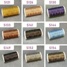 Sanbest Benang Renda Metalik Kelas Atas Terbaru 2026 100m 150D 3 Lapis 0,25mm untuk DIY Anting, Gelang, Kalung, Perhiasan, dan Kerajinan Rajut. Benang Renda Crochet Kuat, Benang Buatan Tangan Emas dan Perak. - 150D/3 - View 6