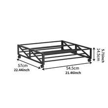 Multi-Scenario Applicable Pull-Out Shoe Rack, Universal For Under Bed And Sofa, With Wheels Space-Saving, Home And Dormitory Shoe Storage Rack - Black - View 11