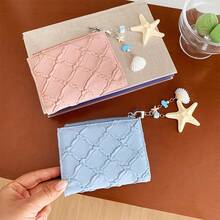 Starfish Shell Pendant Wallet, Best Friend Island Short Wallet With Multiple Card Slots And Coin Purse - Multicolor - View 1