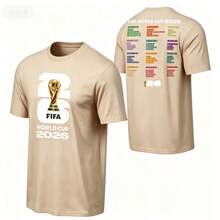 FIFA World Cup 2026 ™     World Cup Bracket Tee - Unisex - 杏色 - 查看 1