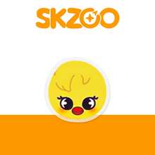 1套8件官方原創SKZOO可愛動物氣囊手機支架，壓克力材質，印花設計清晰可愛 - 彩色 - 查看 5