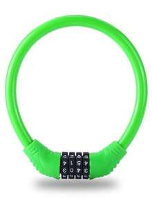 1pc Mountain Bike Combination Cable Lock, Anti-Theft Portable Mini Ring Lock For Mountain And Road Bikes - Multicolor - View 3