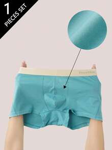 Norcotton 1PC Men's Boxer Briefs - Green - View 7