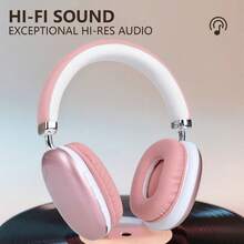 Gerripuer 无线立体声游戏耳机，HIFI音质，深沉低音，低延迟，高保真，可折叠，舒适，轻巧，适合办公、运动、音乐聆听 - 查看 11