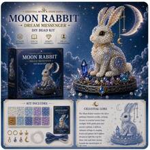 Moon Star Owl Bead Weaving Craft Set, Beginner Friendly For Table Ornament & Holiday Gifting - Multicolor - View 11