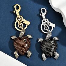 Retro Animal Turtle Keyring, Enamel Shell Tortoise Keychain For Car Keys & Backpack - Silver - View 5