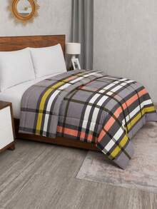 VENECIA Reversible Comforter In Full/Queen Size (200x220cm). Variety Of Colors And Designs. Maximum Softness. - Grey - View 3