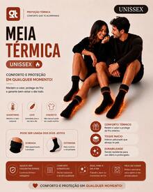 Kit 2 4 6 Pares Meias Térmica Forrada Peluciada Quente Grossa Inverno Quentinha  Masculino Feminino De Lã Quente - 3 PARES - Visão 5