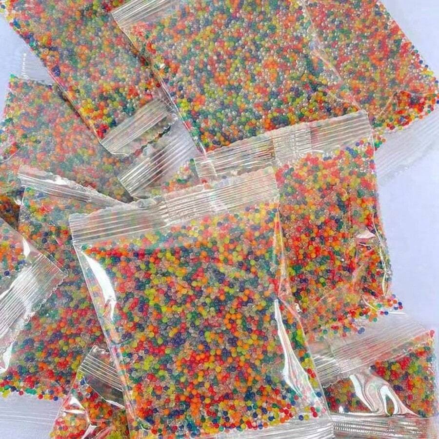 隨機顏色 25g/包 約 5000 顆水凝膠珠,適用於花瓶填充與 DIY 手作,完美用於婚禮中心裝飾、感恩節與聖誕節裝飾、水培與花藝布置 - 彩色 - 查看 1