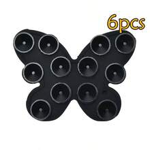 2/4/6Pcs Butterfly Shaped Double-Sided Suction Cup Phone Holder, Multiple Colors Available, Washable And Reusable, Strong Adhesion For Selfie Video, Compatible With Phones And Tablets - Multicolor - View 15