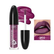 Ushas, Liquid Lip Gloss Matte Lipstick Misty Black Lip Honey Long Lasting Easy To Color Moisturizing Holiday Party Lipstick Valentine's Day Gifts - #02 - 查看 7
