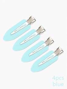 4/5/20pcs Women's Solid Color Surfboard Hair Clips, No-Crease Hair Styling Tools, Decorative Hair Clips Suitable For Daily Use - Multicolor - View 10