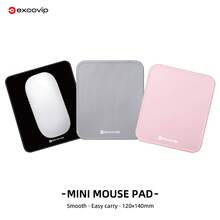 Excovip Small Mouse Pad, Non-Slip Back, Smooth Surface, Portable For Travel, Business Trips, Cafe, Office, 14x12 Cm, Multiple Colors Available - View 2