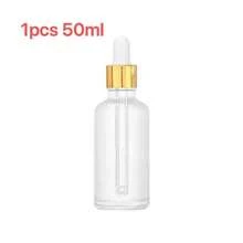 1/5pcs Transparent Thickened Dropper Bottles With Leak-Proof Gold Caps - Suitable For Storage, Travel, Essential Oils, Cuticle Oil, Extracts - White Bottle - View 13