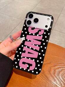 波點 SWAG 手機殼，適用於 iPhone 17、17 Pro、17 Pro Max、16 Pro、16 Pro Max、14、15、16、13、14、15、12、11 Pro Max、Plus，亮面、耐用、防刮、時尚美觀，完美禮物 - 彩色 - 查看 5
