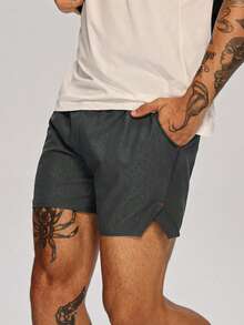 MASKERT Men's Athletic Shorts,Gym Fitness Shorts,Strength Training Shorts,Jogging Shorts,Sprint Shorts,Cycling Training Shorts,Tennis Shorts,Hiking Shorts - Dark Grey - View 7