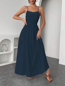 Women Short Dresses - Black - View 7